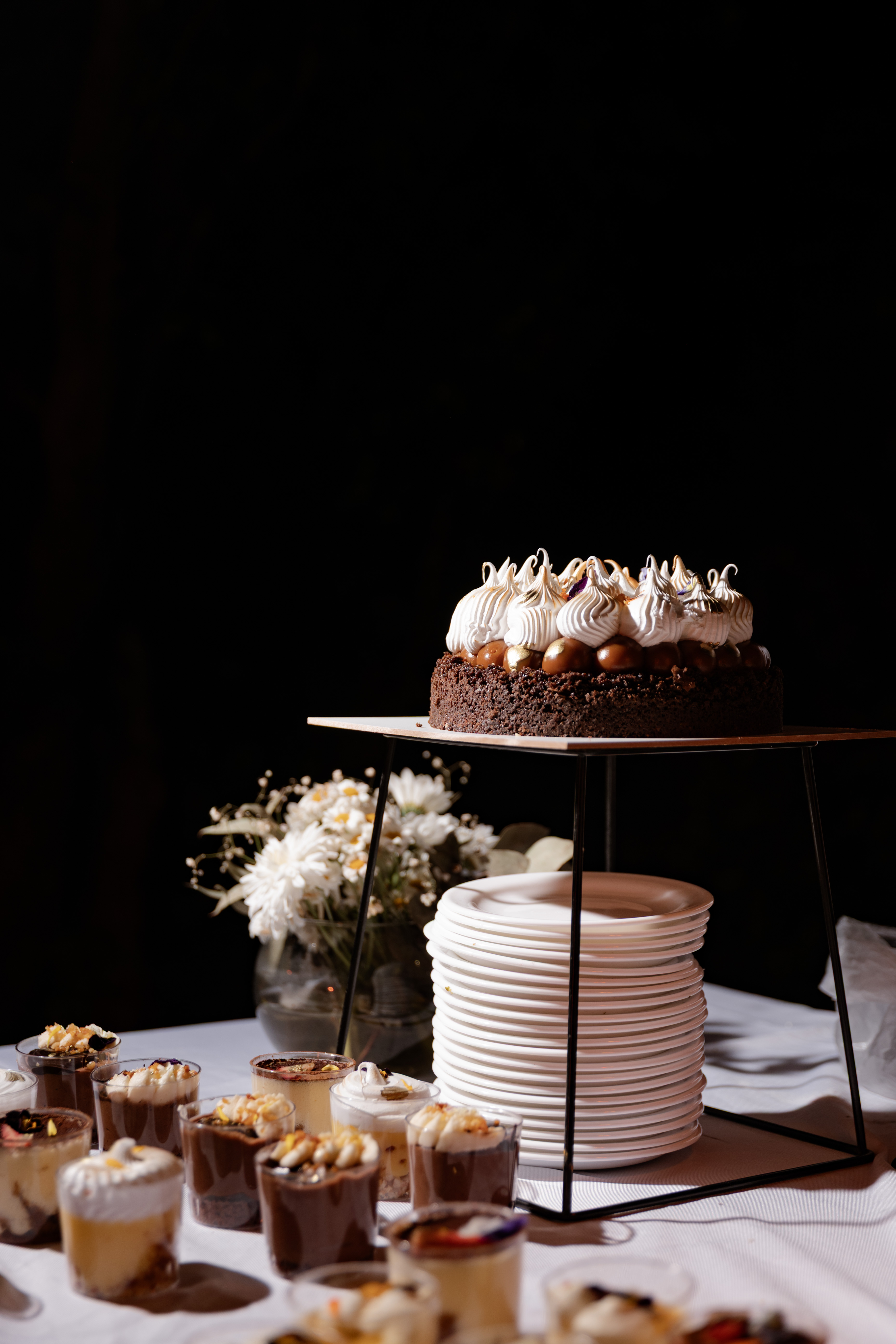 Mesa de postres artesanales